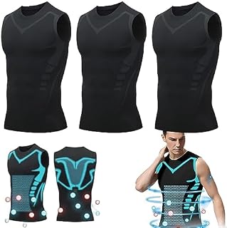 Twaynorb Shaperluv Male Shaper Tank, Chest Gynecomastia Compression Tank Top Men,Version Ionic Shaping Vest, Compression Shirts for Men