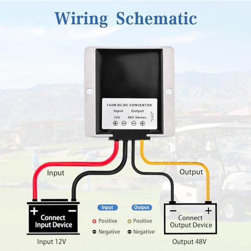 12V to 48V DC Step UP Converter for Starlink,ELFCULB 3A 144W Power Supply Voltage Booster Converter Regulartor2
