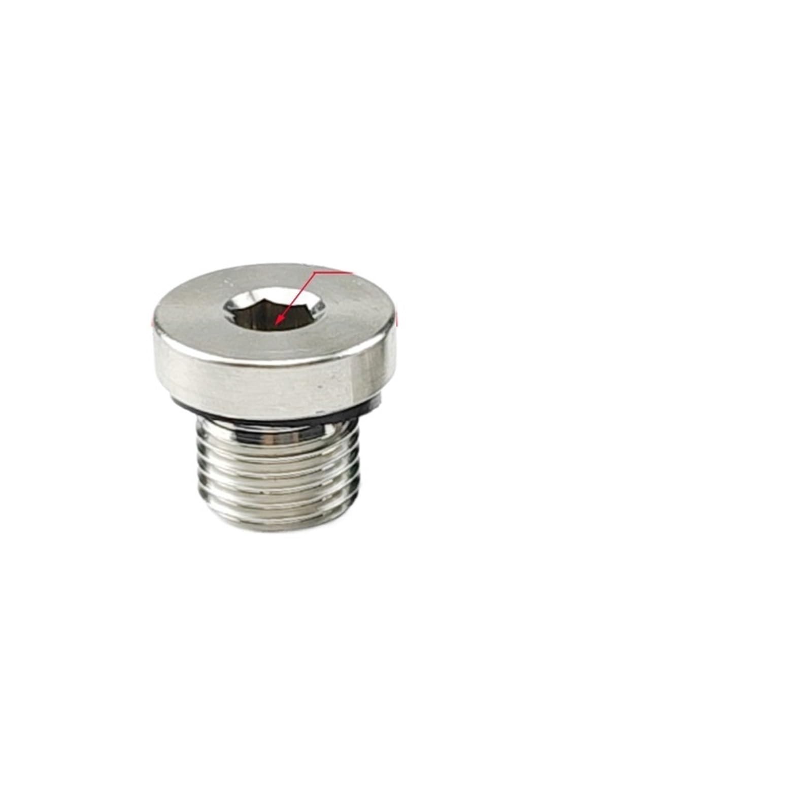 Rosca externa en tapones de latón de 1/2 y 3/4 con tapón neumático hexagonal de 10 piezas