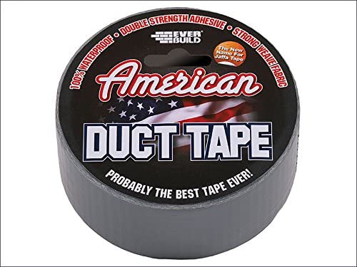 Image of Everbuild USDUCTSV25-EBD American Duct Tape Silver 50 mm x 25 m