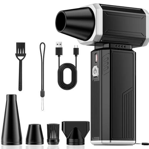 Soffiatore ad Aria Compressa, Compressed Air Duster Batterie di Grande Capacità Aria Compressa...