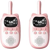 Getgenトランシーバー 2台セット 子供用 無線機 親子対話トランシーバー ワイヤレストランシーバー ハンドヘルド 屋外インターホンおもちゃ 緊急対応 災害 地震 1000mAH 充電式 簡単操作 長距離トランシーバー (DJ200パウダーペア)