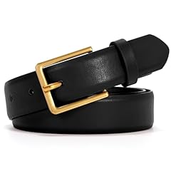 Black With Gold Buckle