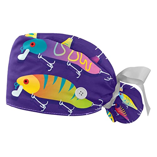 Chapeaux bouffants poisson coloré fixez vos cheveux sans aucune douleur