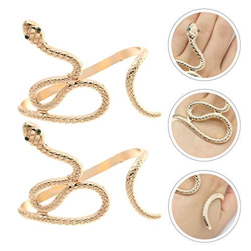 KESYOO 2 Pcs Pulseira de Cobra Pulseira Criativa Forma de Cobra Do Vintage BraÃ§o Manguito Halloween