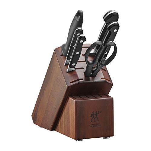 Image of ZWILLING J.A. Henckels 7-pc ZWILLING Pro Knife Block Set, Black /Stainless Steel