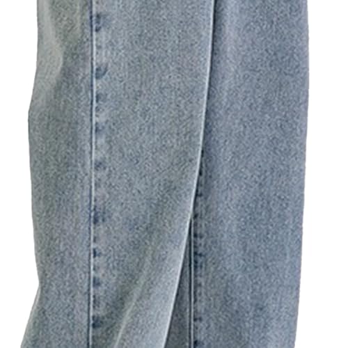 Men's Vintage Straight Loose Fit Jeans Causal Classic Hiking Denim Pants Washed Comfort Outdoor Jeans Trouser4