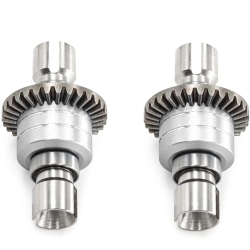 RC���[�V���O�p�[�c For MJX For Hyper Go For 16207 16208 14209 14301 16420G 1/14 1/16 ���������A�b�v�O���[�h�M�A�{�b�N�X Rc �J�[���i(Silver,2PCS)
