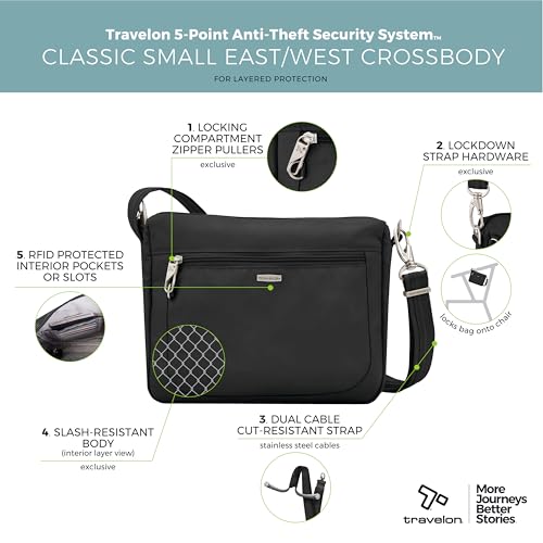 Travelon Anti-Theft Classic Small East/West Crossbody3