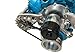 Chap Performance Compatible with Small Block Ford Electric Water Pump Alternator Bracket 289 302 V-Belt SBF