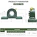 2 Pack UCP205-16 Pillow Block Mounted Ball Bearing - 1