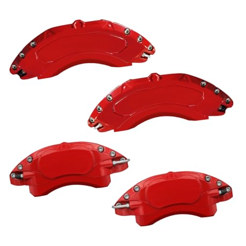AOOA Red Brake Caliper Covers for 2021-2026 Kia K5(Only Can't fit K5 GT), Front & Rear Aluminum Alloy Caliper Cover Kit, Easy Installation, Durable Protective Styling