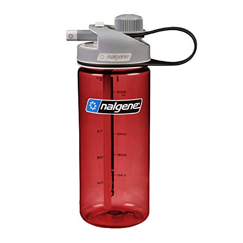 Image of Nalgene Tritan 20oz MultiDrink BPA-Free Water Bottle, Blue