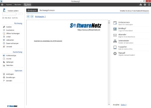 Softwarenetz Rechnung 5