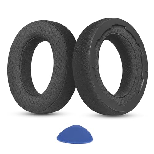 Almohadillas de reemplazo compatibles con audífonos Bluetooth Focal Bathys, con tela de malla y espuma de alta densidad miniatura 1