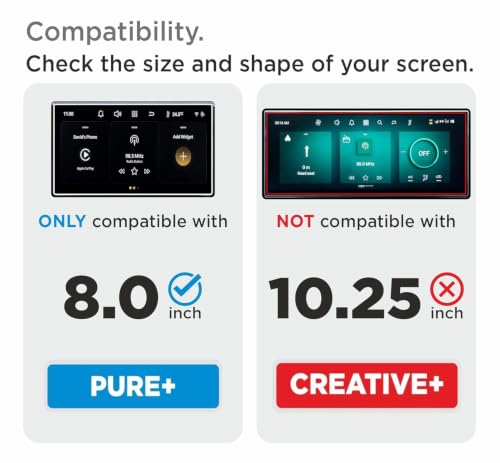 Image of SPARTAN SHIELD [2 PACK] Screen Guard For TATA TIAGO EV 2026 Facelift || Pure+ || 8 Inch Infotainment Touchscreen + 5 Inch Instrment Cluster Protector | Anti Scratch | Water Resistant | HD Clear | High Touch Sensitivity | TataTiago Car Display Accessories 2026 [Not Tempered Glass]