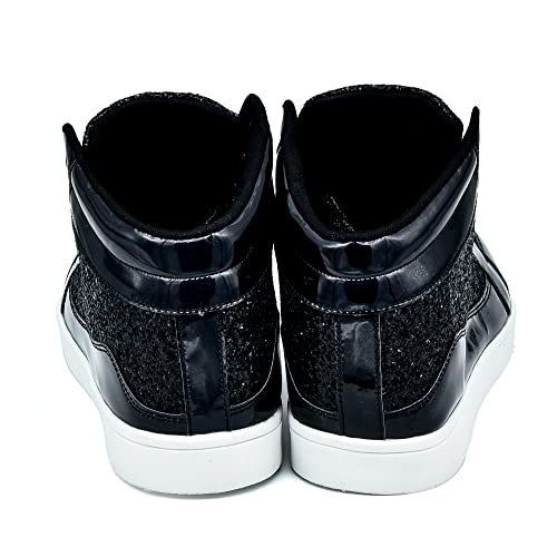 Image of IGxx Gold Shoes Sparkly Men Glitter Shiny Sequin Metallic Boots