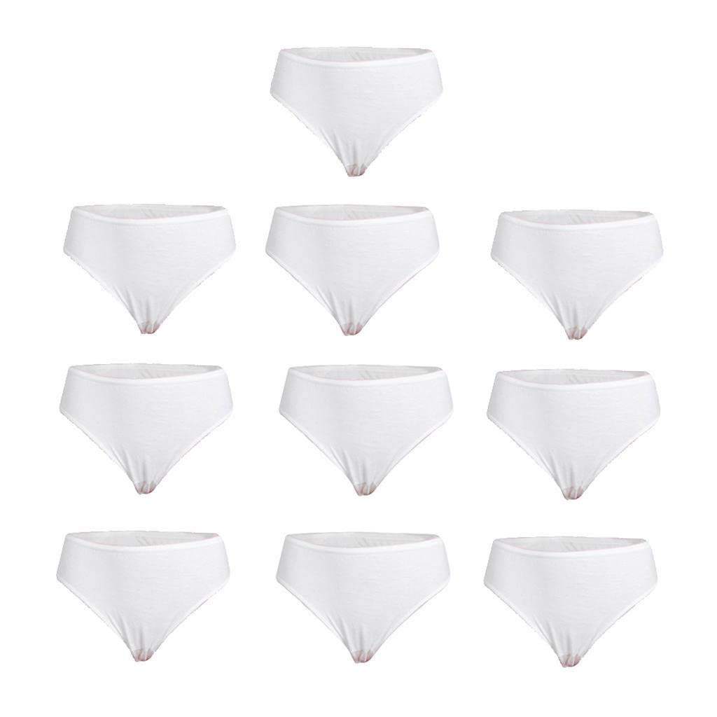 zoomella 10x Women Cotton Disposable Panties for Travel Postpartum Underwear 2XL-picture-13