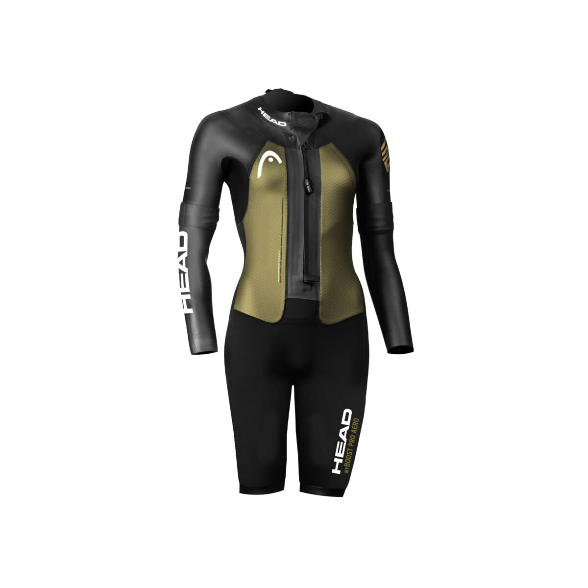 Combinaison Head SR Myboost Pro Aero 4.2.1 souple noir et or - 3