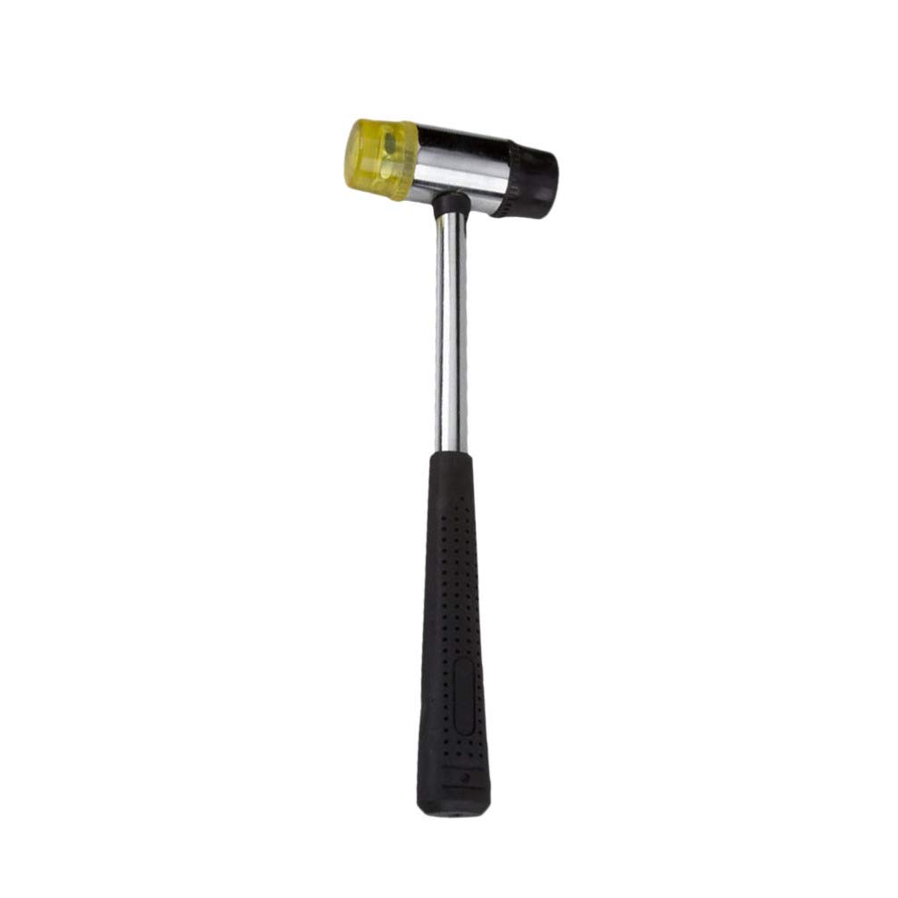 YARNOW Double- Faced Soft Mallet Soft Mallet Dual Head Plastic and Rubber Hammer for Jewelry Wood Flooring Installation