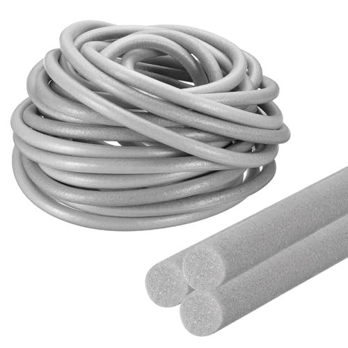 Image of PATIKIL 3 /8 inch x 59 ft Foam Backer Rod, Foam Caulk Saver Concrete Expansion Joint Filler Weather Strip for Sealing Concrete Gaps, Crack Joint Sealer, Grey