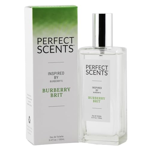 Perfect Scents Fragrances, Inspired by Burberry’s Burberry Brit, Women’s Eau de Toilette, CLEAN, Vegan, Paraben-Free, Phthalate-Free, Never Tested on Animals, 3.4 Fluid Ounces