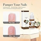 Cuticle Oil for Nails - Coconut Nail Oil,Cuticle Remover,N/ail Strengthener for Damaged Nail/s,Nai/l Growth Treatment,Na/il Cuticle Remover,Cuticle Oil Pen for Na/ils,N/ail Growth Serum,N/ail Oil,5ml - Image 4