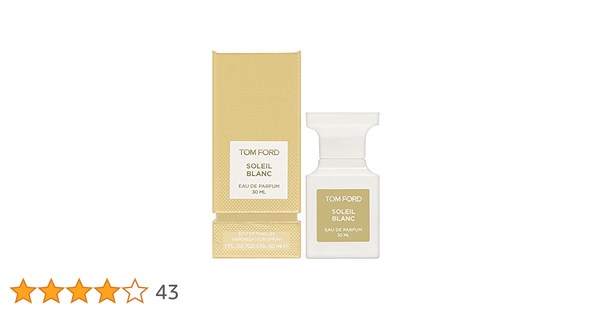 Amazon | Tom Ford unisex Eau de Parfum Soleil blanc 1.0 OZ