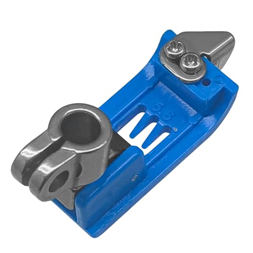 5.6mm Pie prensatela coverstitch flatlock azul miniatura 4