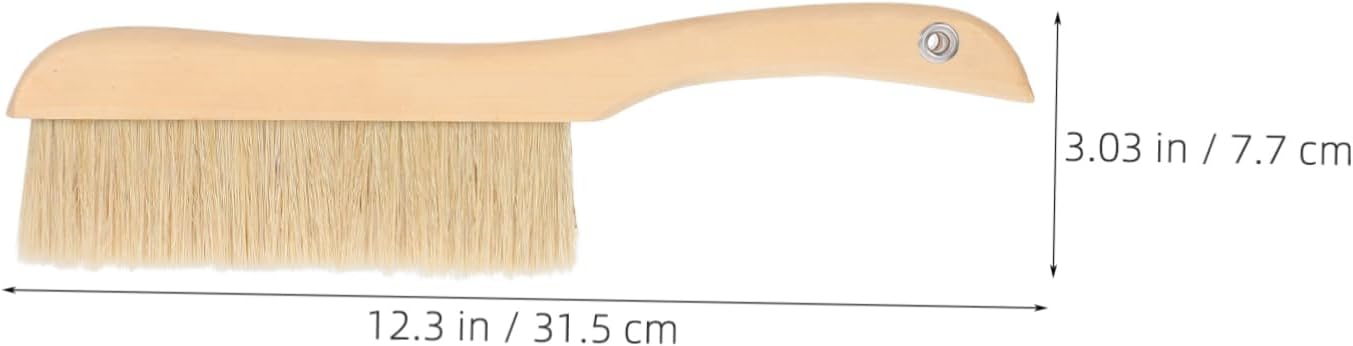 Cleaning Brush Soft Bristle Wooden for Keyboard and Furniture Care