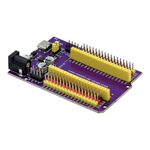 Junta ESP32, microcontrolador ESP32S de Alto Rendimiento de 38 Pines de 38 Pines, Tablero ESP32 Breakout, Tablero de expansión WLAN Multifuncional El Desarrollo IoT