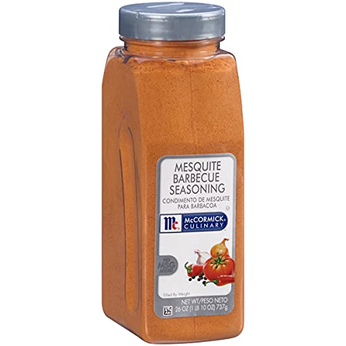 bbq powder - McCormick Culinary Mesquite Barbecue Seasoning, 26 oz - One 26 Ounce Container of Mesquite Seasoning Rub, Best on Pork Sandwiches, Ribs, Briskets, or as Meat Tenderizer Seasoning