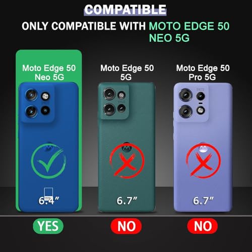 Image of REALCASE Stylish Shockproof Armor Back Cover Case for Moto Edge 50 Neo 5G | Slim Fit Hard Clear PC Back & Soft TPU Bumper | Protective Transparent Case for Motorola Edge 50 Neo 5G