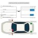 EASYGUARD EBS001 car Blind spot Monitor System Area Detection System Blind spot sensors for Cars Blind spot Alert 24Ghz DC12V