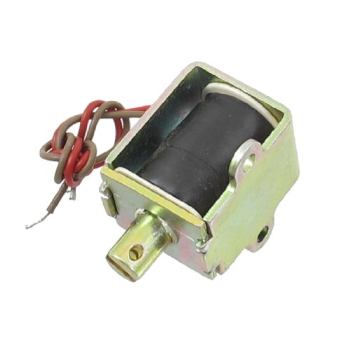 Aexit AC 220V Control electrical 10mm 0.49Kg Force Pull Type Open Frame Solenoid Electromagnet