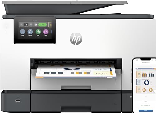 HP Officejet Pro 9130b Wired & Wireless Inkjet Multifunction Printer - Color - Cement