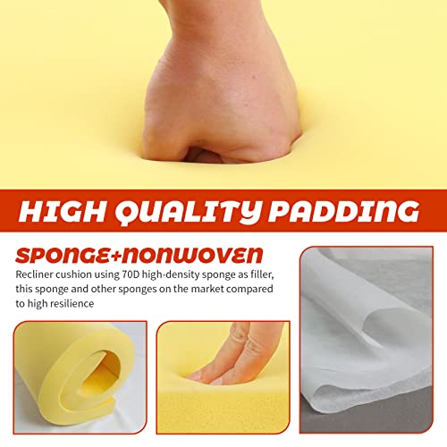 Mudilun Outdoor 80X26X3 Inch Chaise Lounge Cushions Blue Waterproof Sunbrella Furniture Seat Cushion Very Soft With Zipper Washable Patio Chair Pads #TOP2