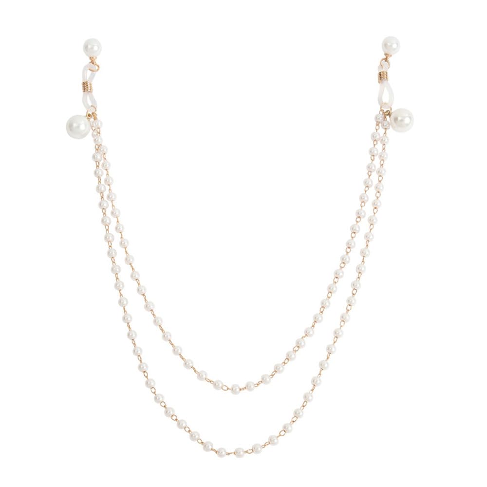 Niaspi Sexy Pearl Non Piercing Fake Nipple Rings Bra Chest Chains Pearls Beaded Adjustable Noose Body Chain Summer Beach Women Clothes Accessories