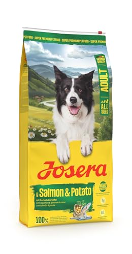 JOSERA Lachs & Kartoffel | 12,5 kg | Trockenfutter für Erwachsene Hunde
