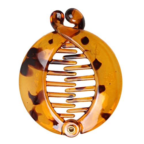 MagiDeal Banana Fish Hair Clips Barrette Comb Ponytail Holder Accessories 10 Colors - Dark Coffee 3, 2.6 x 2 in