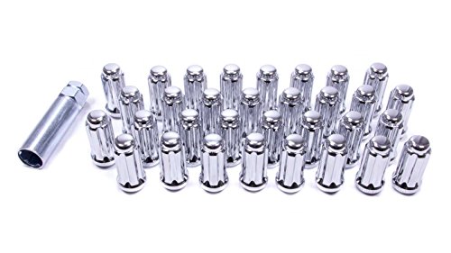 Gorilla Automotive 26105HT Small Diameter Duplex Acorn Chrome 8 Lug Kit (14mm x 2.00 Thread Size) - Pack of 32