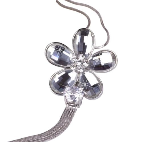 Bijoux gland chandail chaîne collier long floral design rétro pour homme et femme