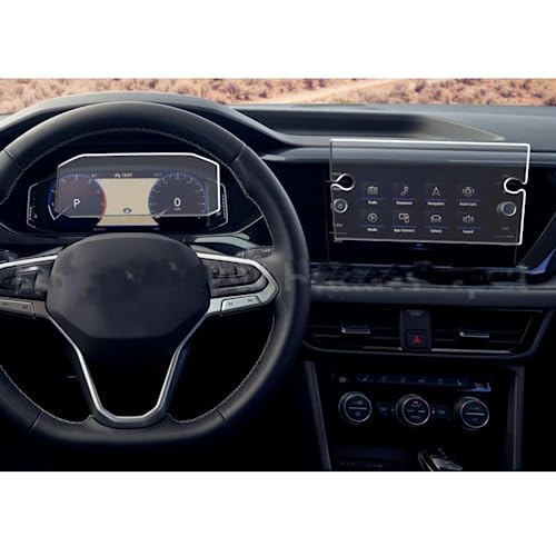 Verre trempé navigation voiture anti-rayures pour console GPS VW Taos