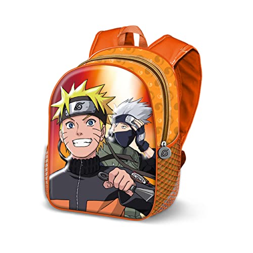 Karactermania Naruto Action-Mochila 3D Pequeña, Rojo, Talla única