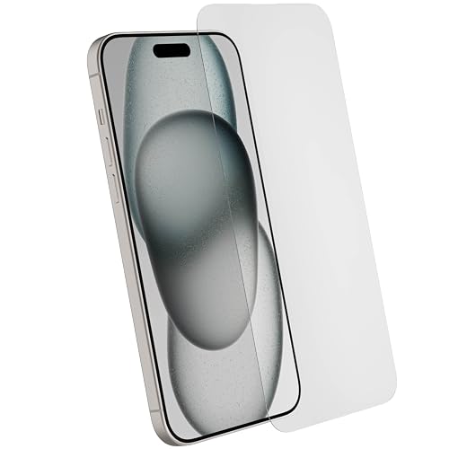 Image of Ghostek Screen Protector for iPhone 15 Plus, Full Coverage Tempered Glass Film, 9H Hardness, Easy Installation, HD Clear Glass Protector for Apple iPhone 15 Plus (6.7-Inch, Clear)