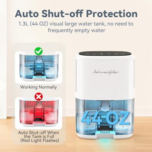 Small Dehumidifier for Home 44OZ