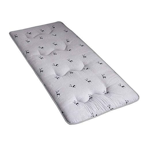 HFMY Tatami Colchón para futón Colchón para colchón, Suave y Grueso, Plegable, para Dormitorio de Estudiantes, hogar, Cama, Almohadilla para Dormir como Invitados, G, 70x140 cm (28x55 Pulgadas)