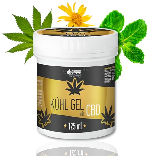 Gel/Crema Antiinflamatoria con Cannabidiol | Crema Efecto Calmante y Gel desinflamante | Cannabix Crema para dolores articulares y musculares | con Aloe Vera, Arnica y Mentol | Uso Topico | 125ml