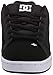 DC Men's Net Skate Casual Shoe Skateboarding, Black/Black/White, 10 D US