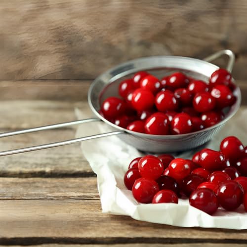 Conjunto 3 Peneiras Coador Inox 8/10/12cm - Versátil, Durável, com Suporte para Panelas e Travessas,